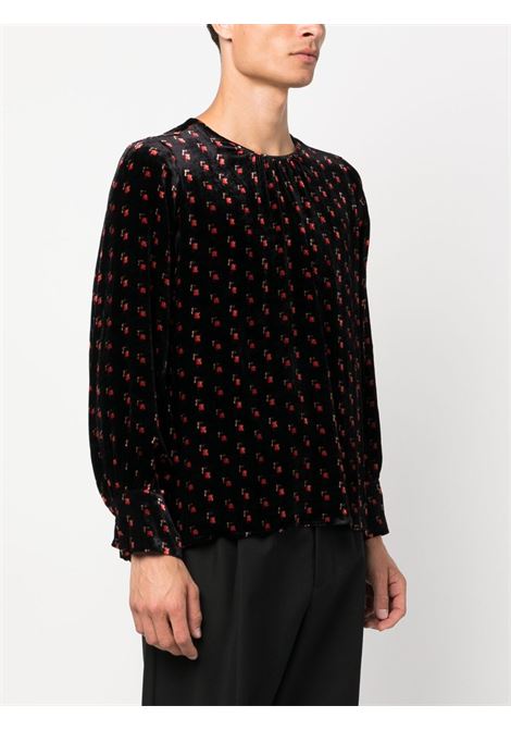 blusa in velluto PIERRE LOUIS MASCIA | Camicia | KANPUR/CML11947981